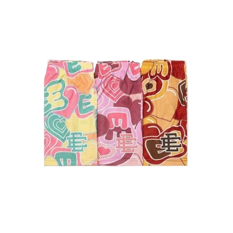 Eric Emanuel Full Printed Love Shorts for Men and Women