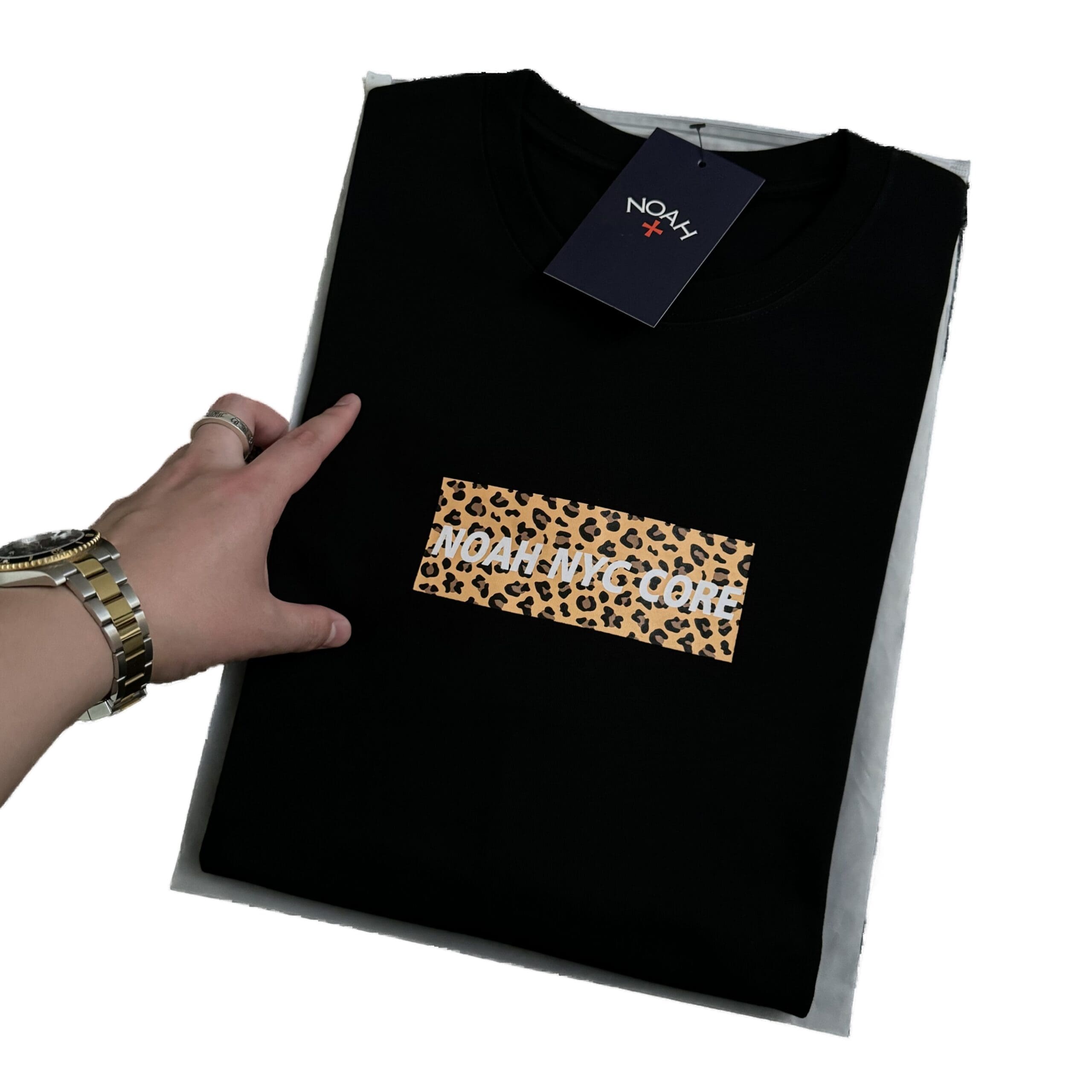 Noah Leopard Square Tee