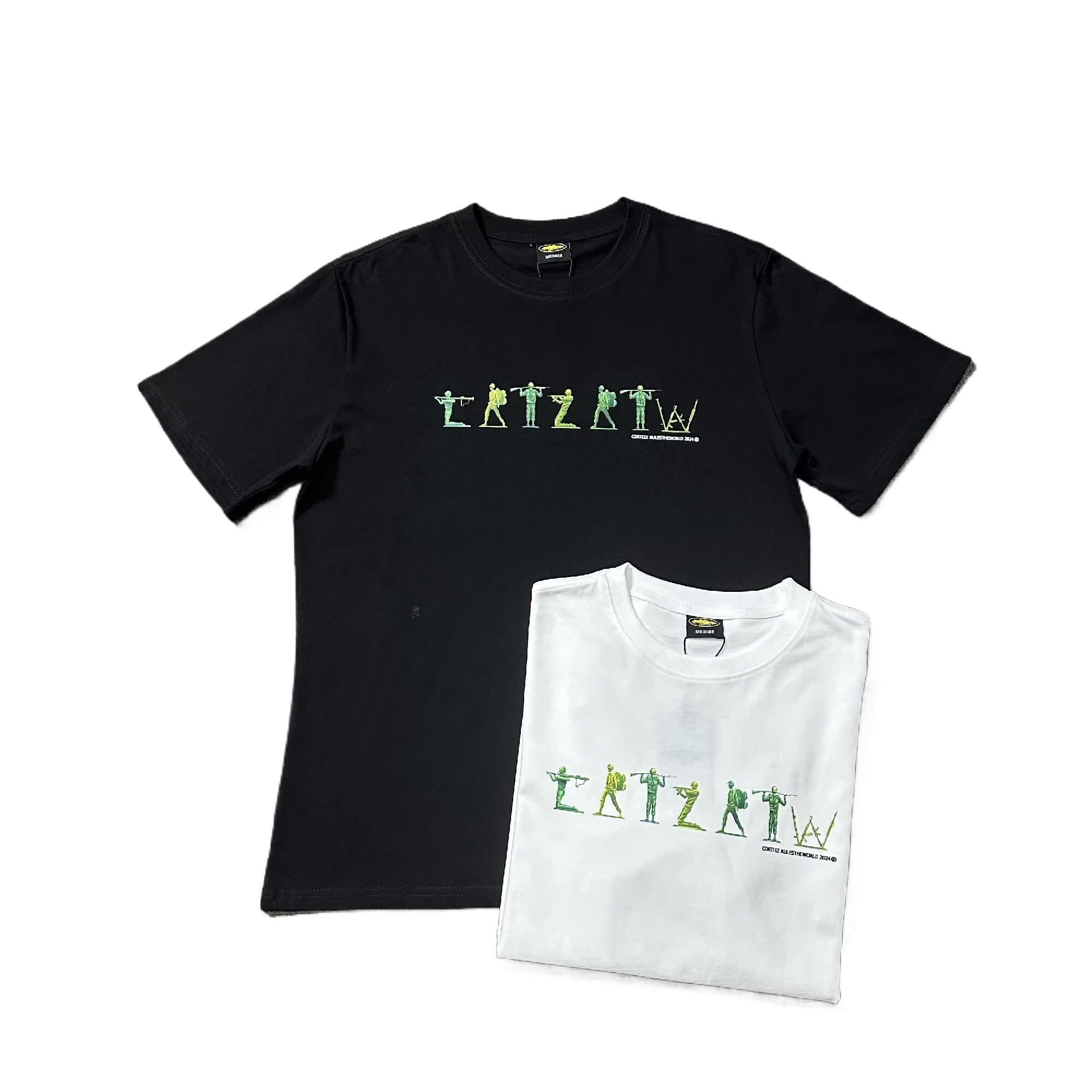 Corteiz Devil Island Letter Print T-Shirt