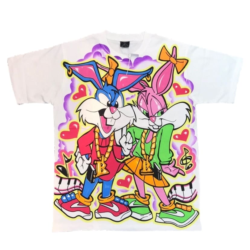 Travis Scott Cactus Jack Rabbit Graffiti T-Shirt