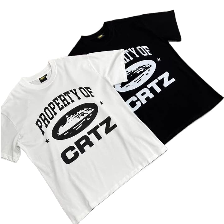 Corteiz Devil Island Letter Print T-Shirt