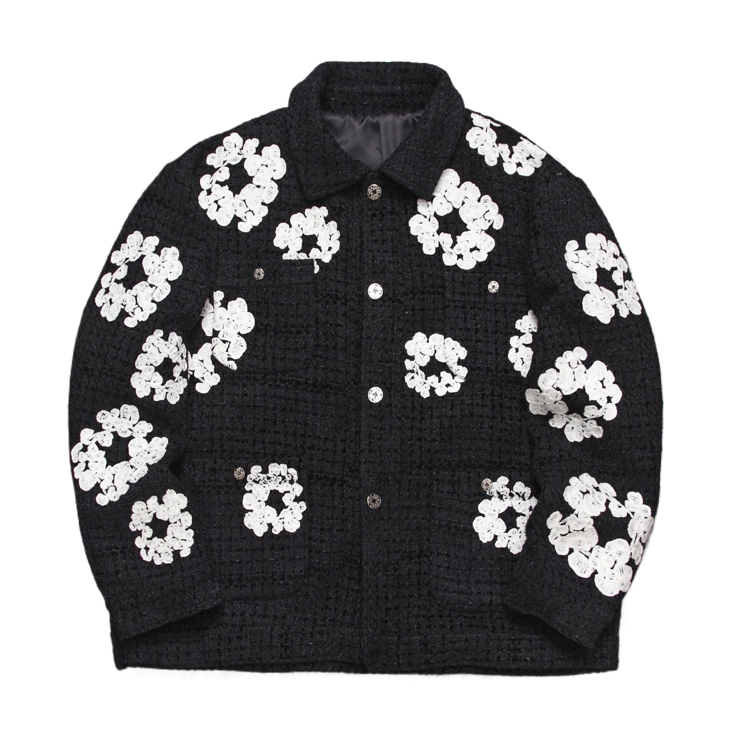 Denim Tears Embroidered Kapok Cardigan