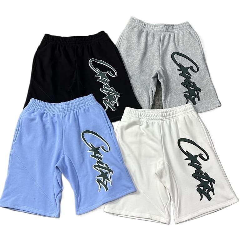 Corteiz Classic Letter Print Hip Hop Shorts