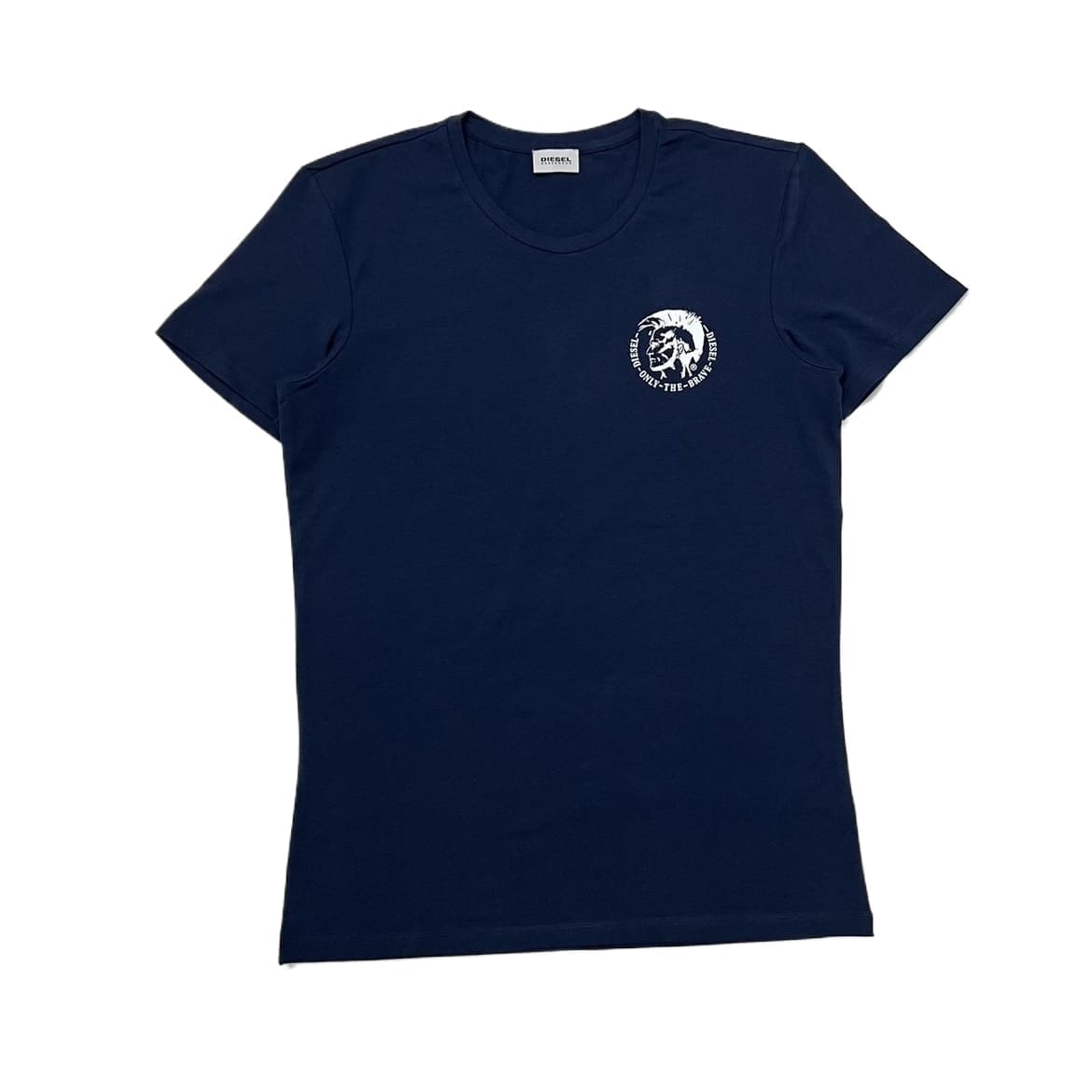 Diesel Classic Basic Solid Color Moxdry Logo Short Sleeve T-Shirt