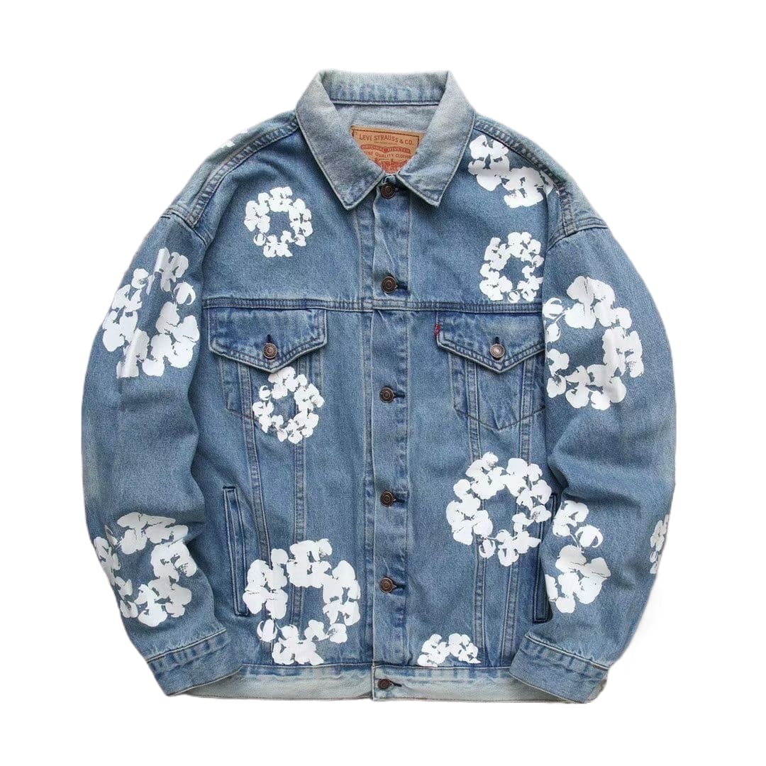 Denim Tears 3D Printing Kapok Denim Coat