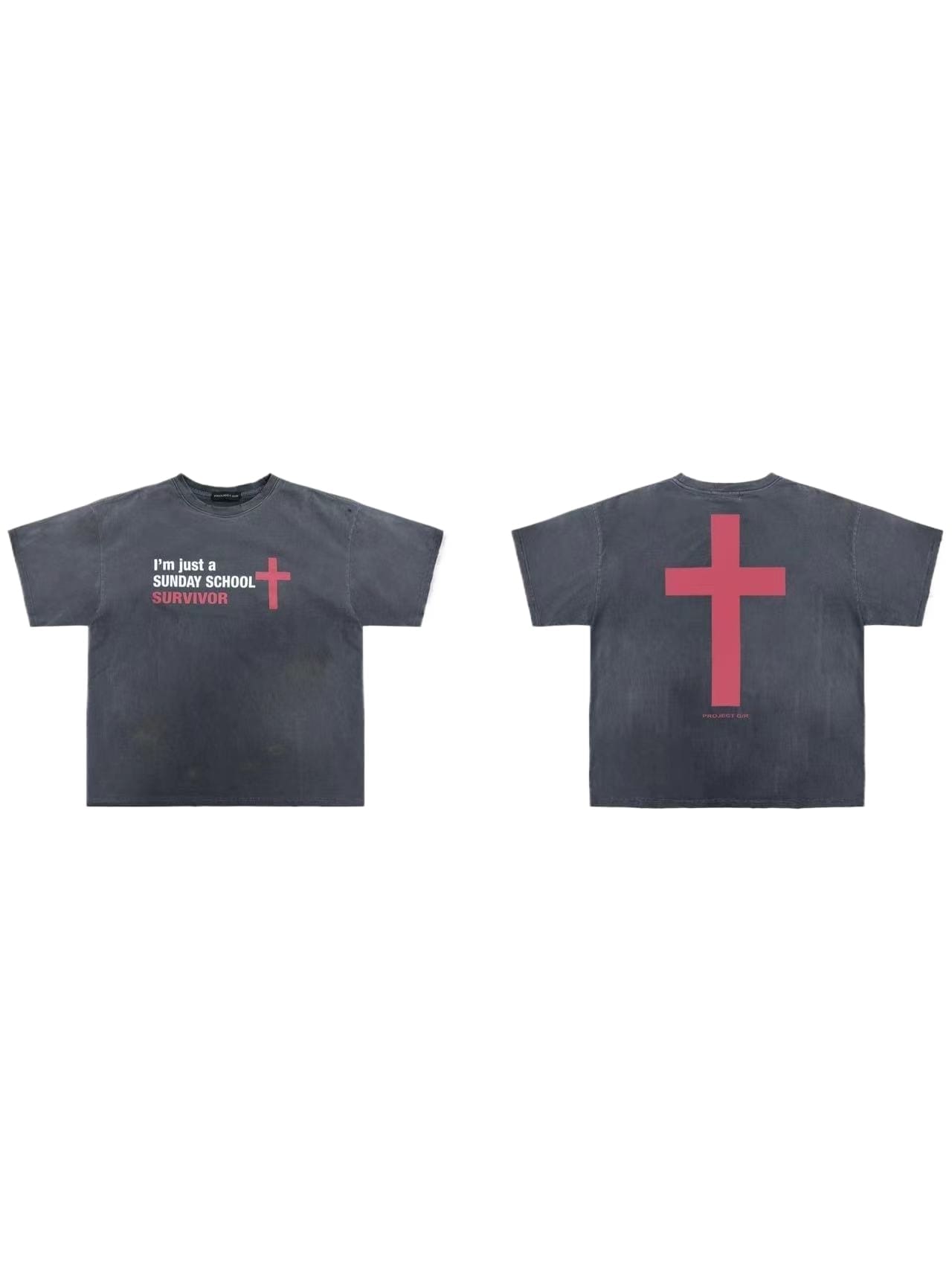 Grailz Project G/R Distressed Tee