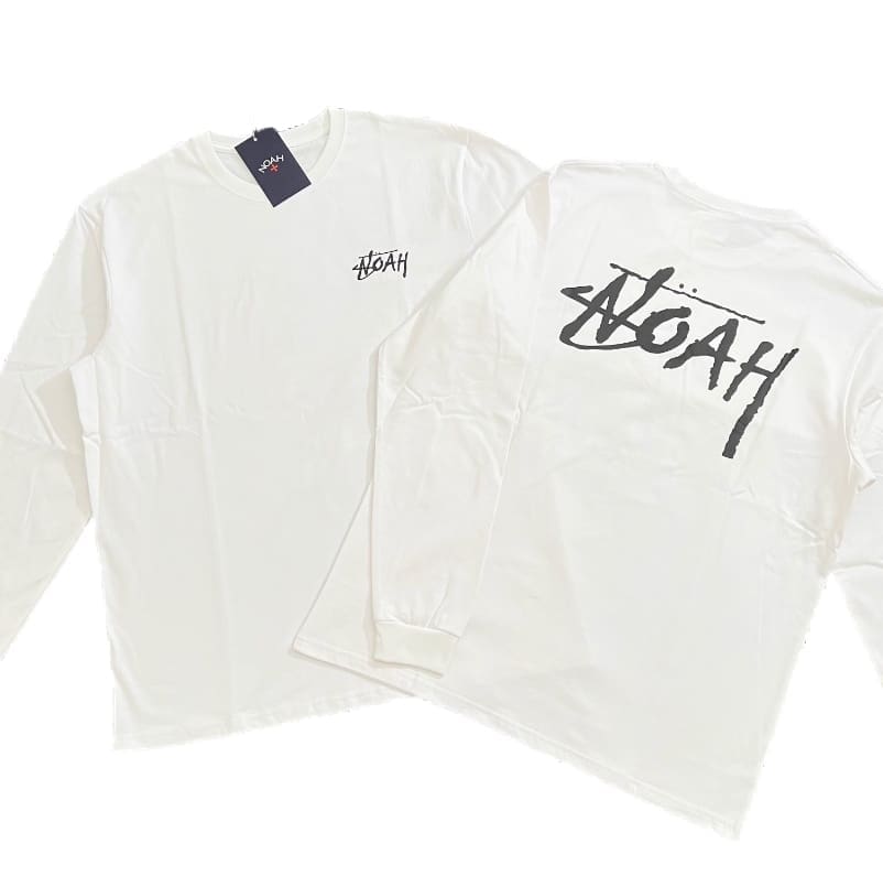 Noah Calligraphy Logo Long Sleeve Tee