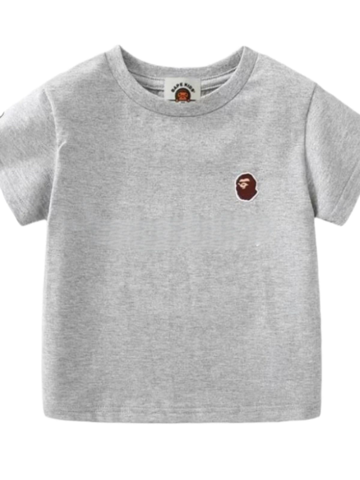 Bape Children’S Clothing Unisex Short Sleeve Tee