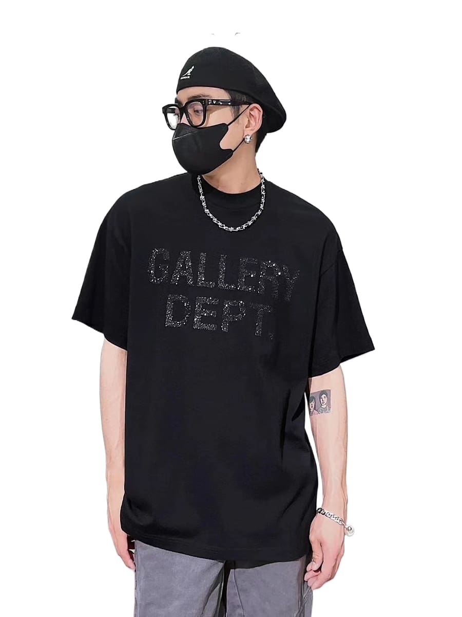 Gallery Dept Lown Glitter Print T-Shirt