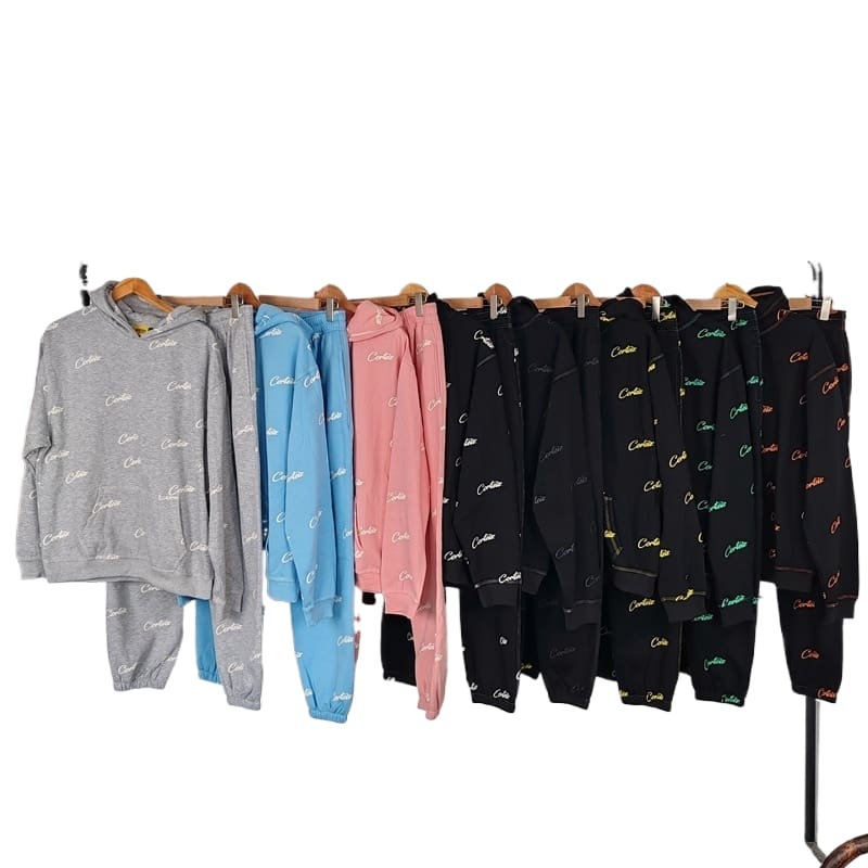 Corteiz Devil Island Over Printed Letter Hoodie