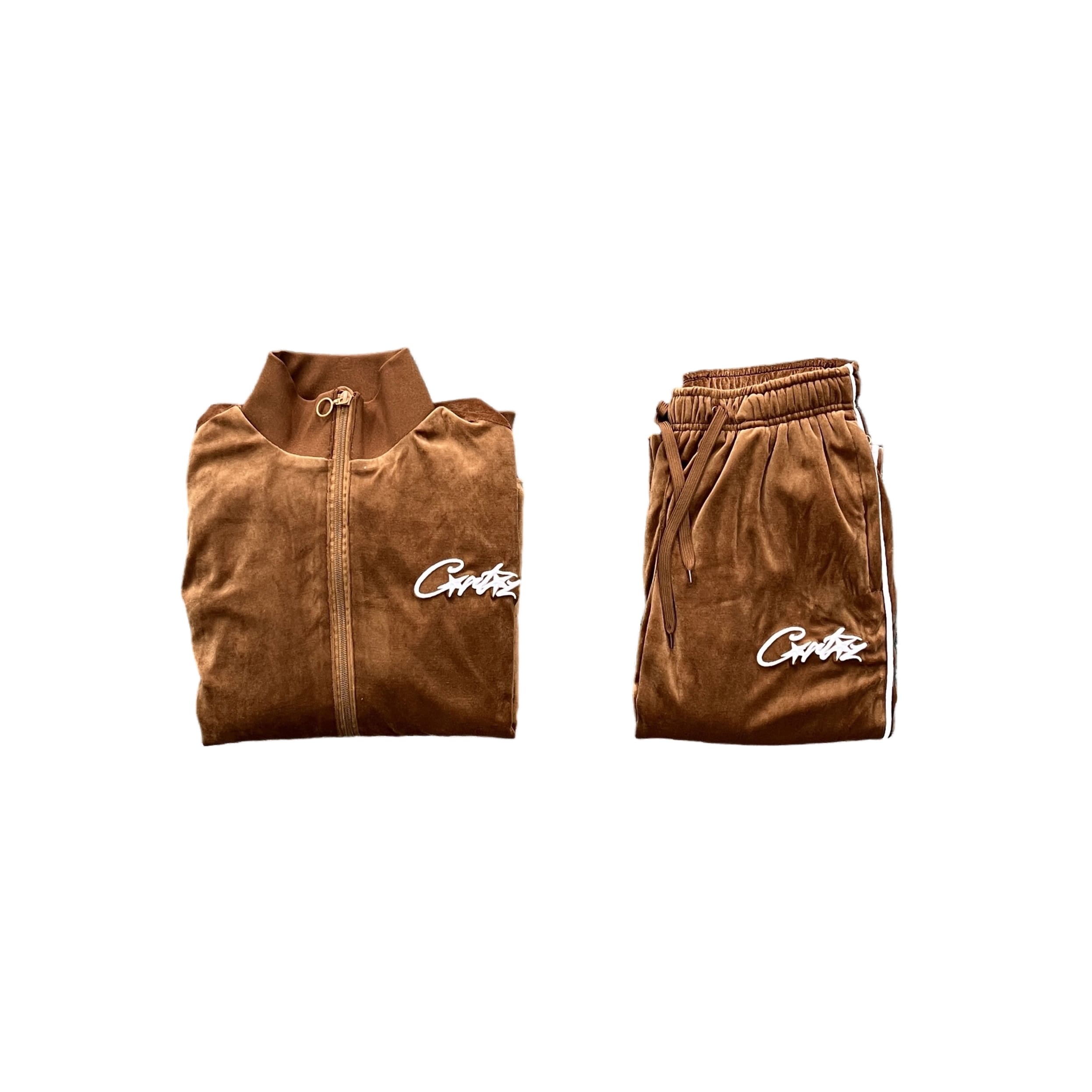 Corteiz Velvet Jacket With Embroidered Pants