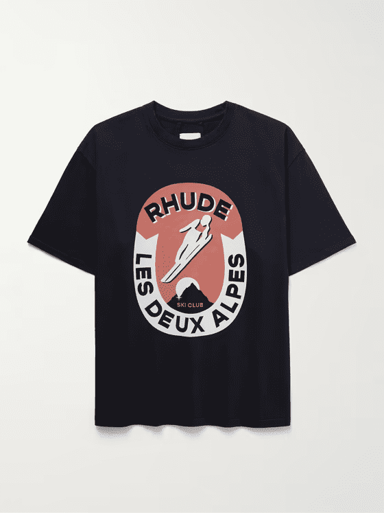 Les Deux Alpes Logo-Print Tee