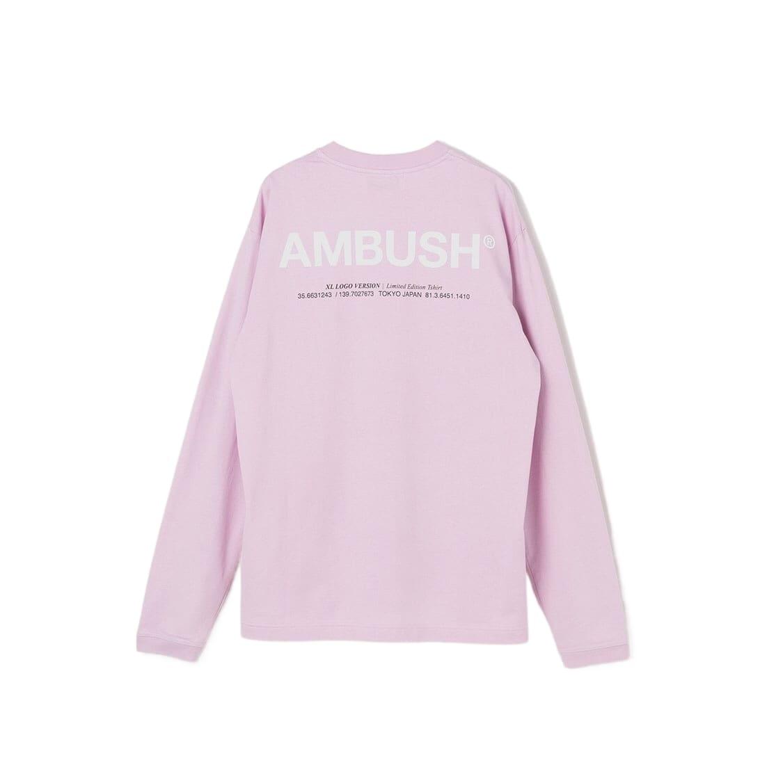 Amush 19Ss Large Logo Long Sleeve Tee
