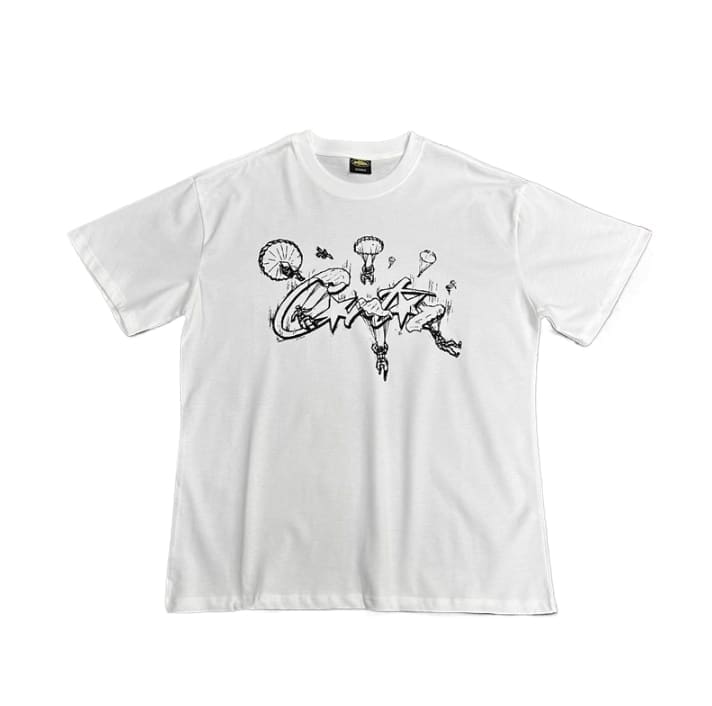 Corteiz Devil Island Character Letter T-Shirt