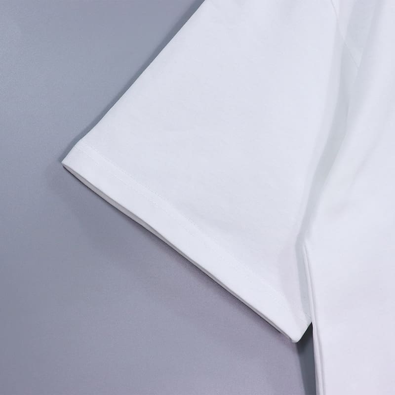 Eric Emanuel Letter Print Casual Short Sleeve T-Shirt for Couples