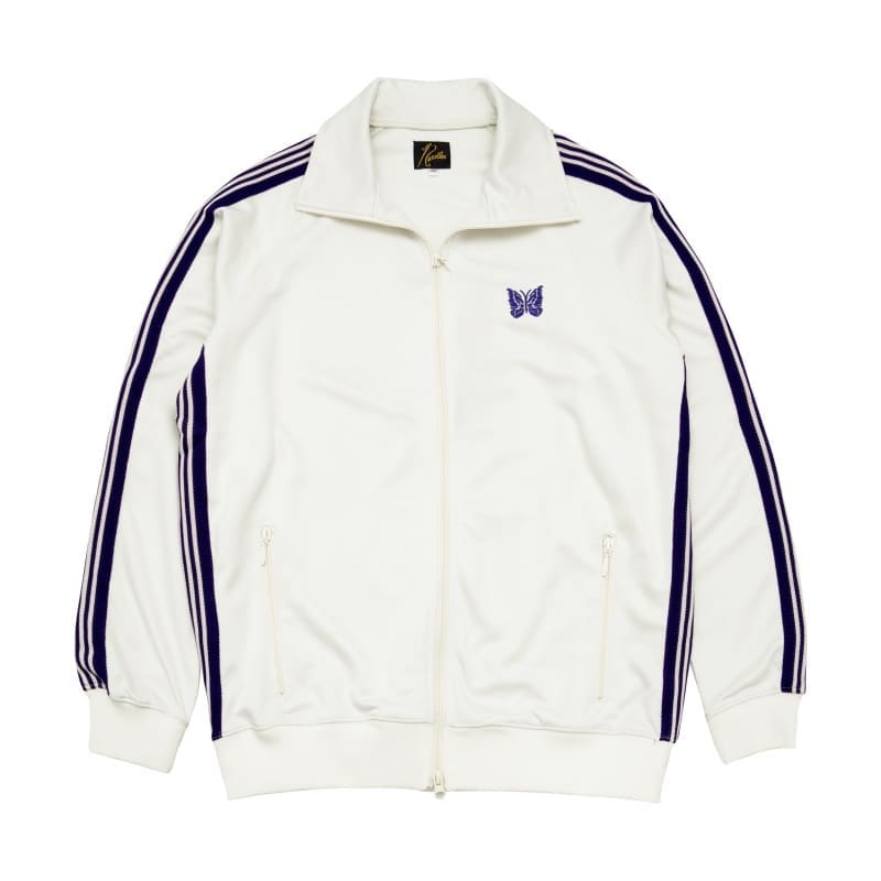 Needles Butterfly Embroidery Side Stripe Pants (Style 2)