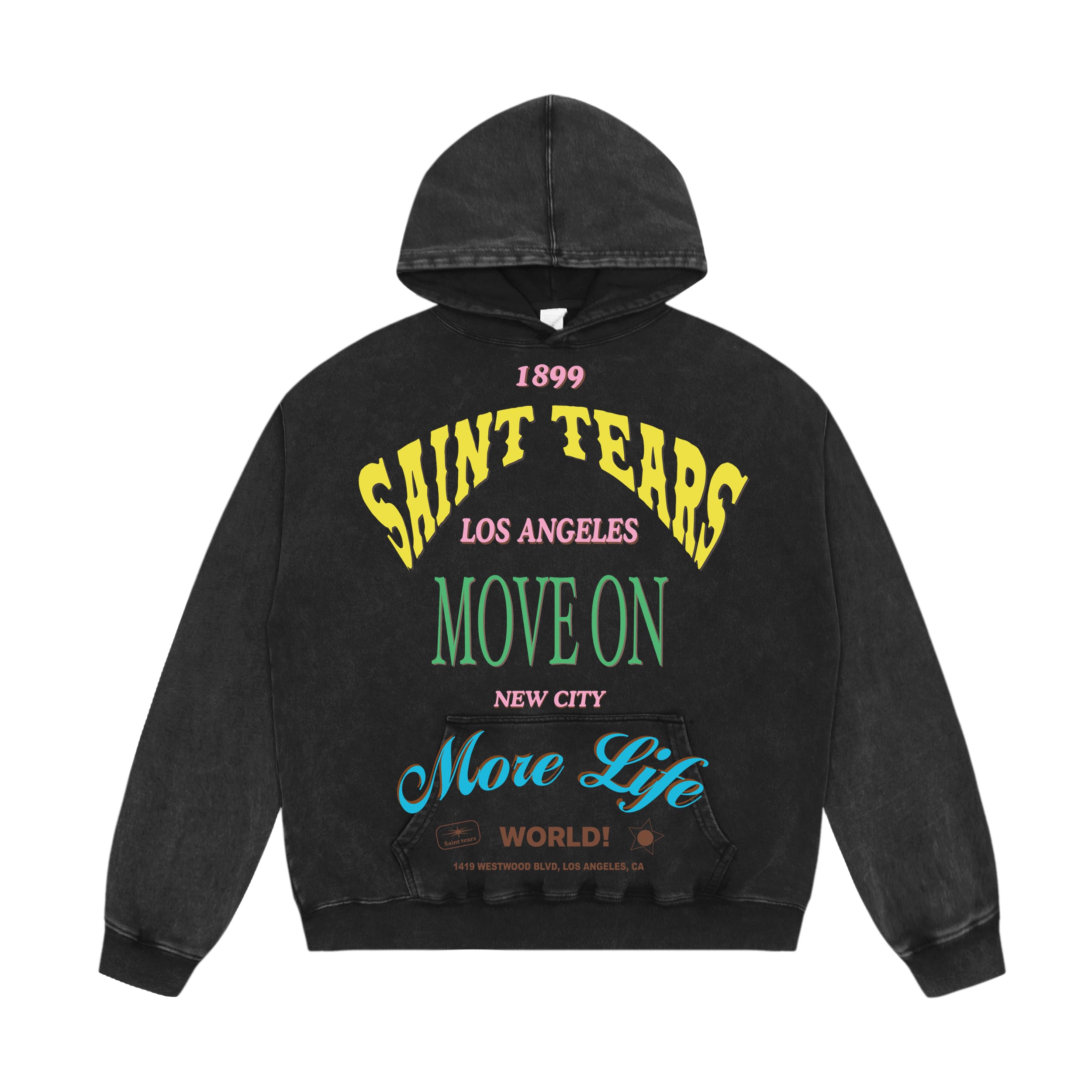 Saint Michael Washed-Out Vintage Hoodie