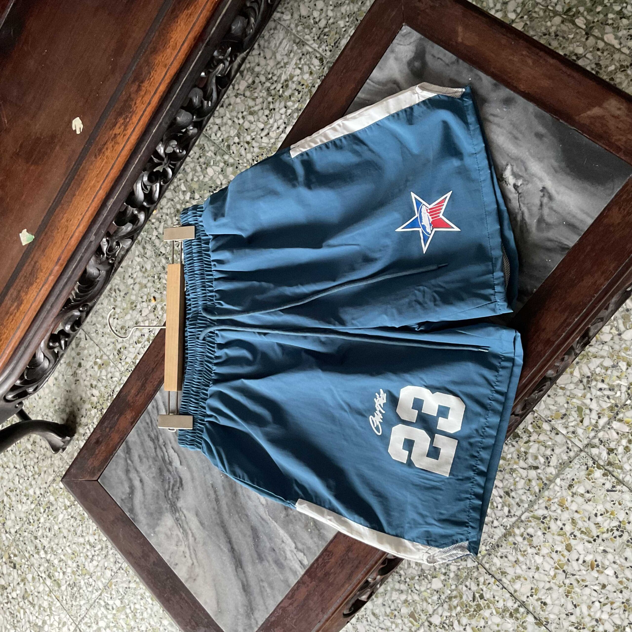Corteiz Devil Island Letter Logo Shorts Summer Sports Casual Pants