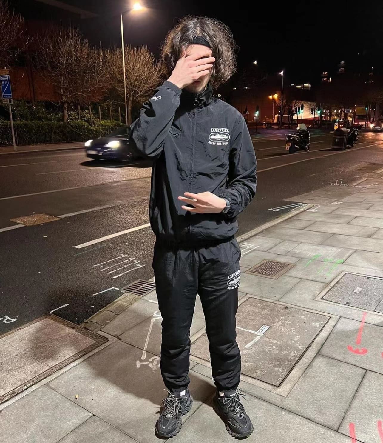 Corteiz Devil Island Warrior Zipper Jacket and Trousers Set