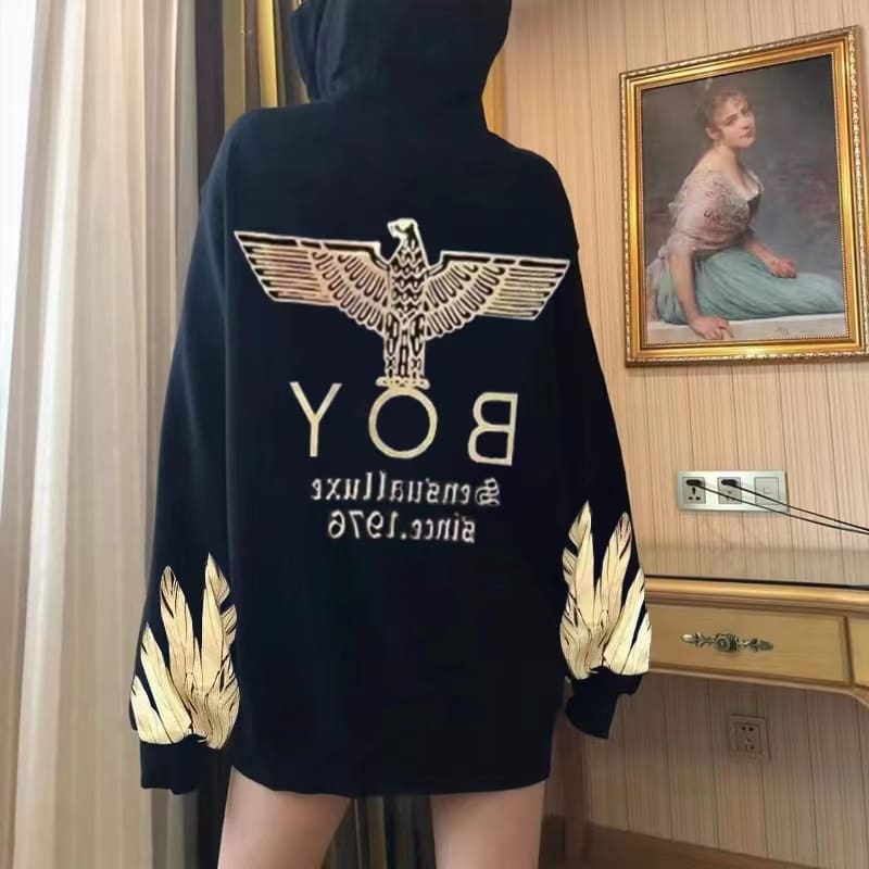 Boy Men’S Women’S Eagle Cotton Sweater