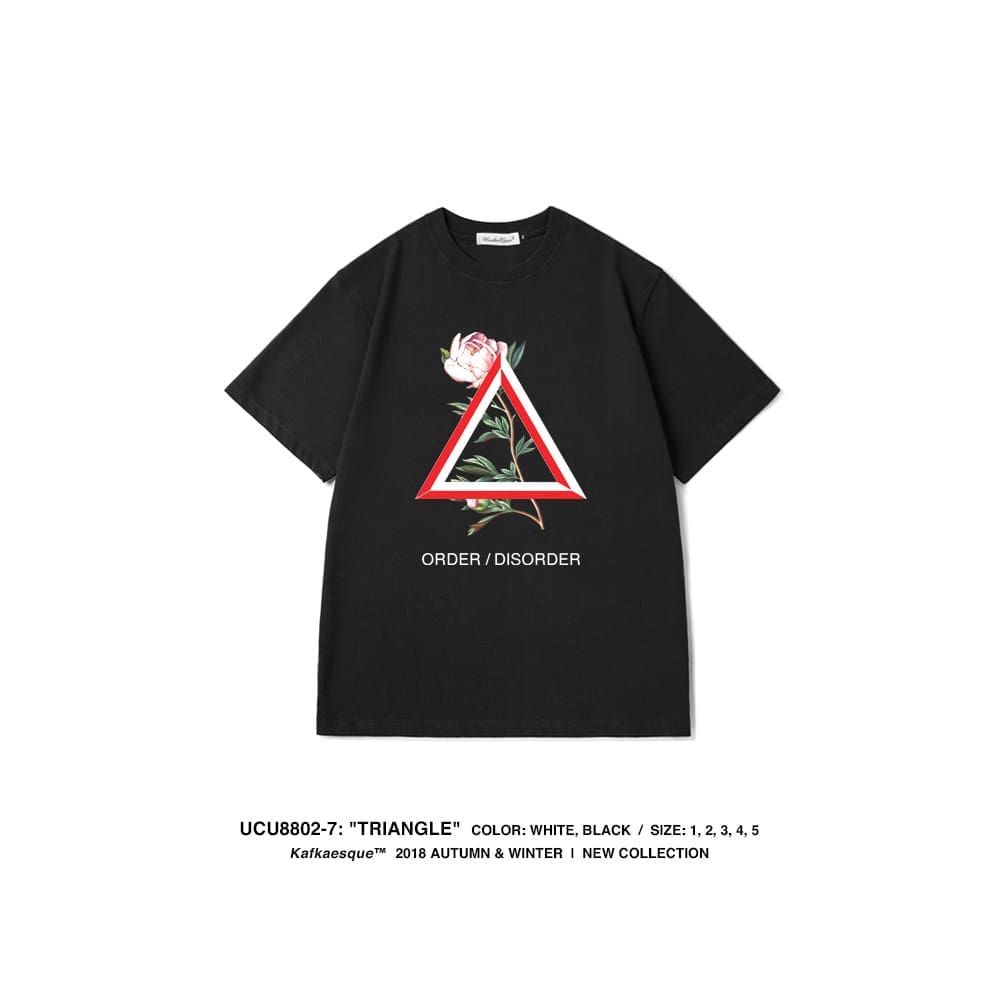 Undercover Triangle Flower Original Design Retro T-Shirt