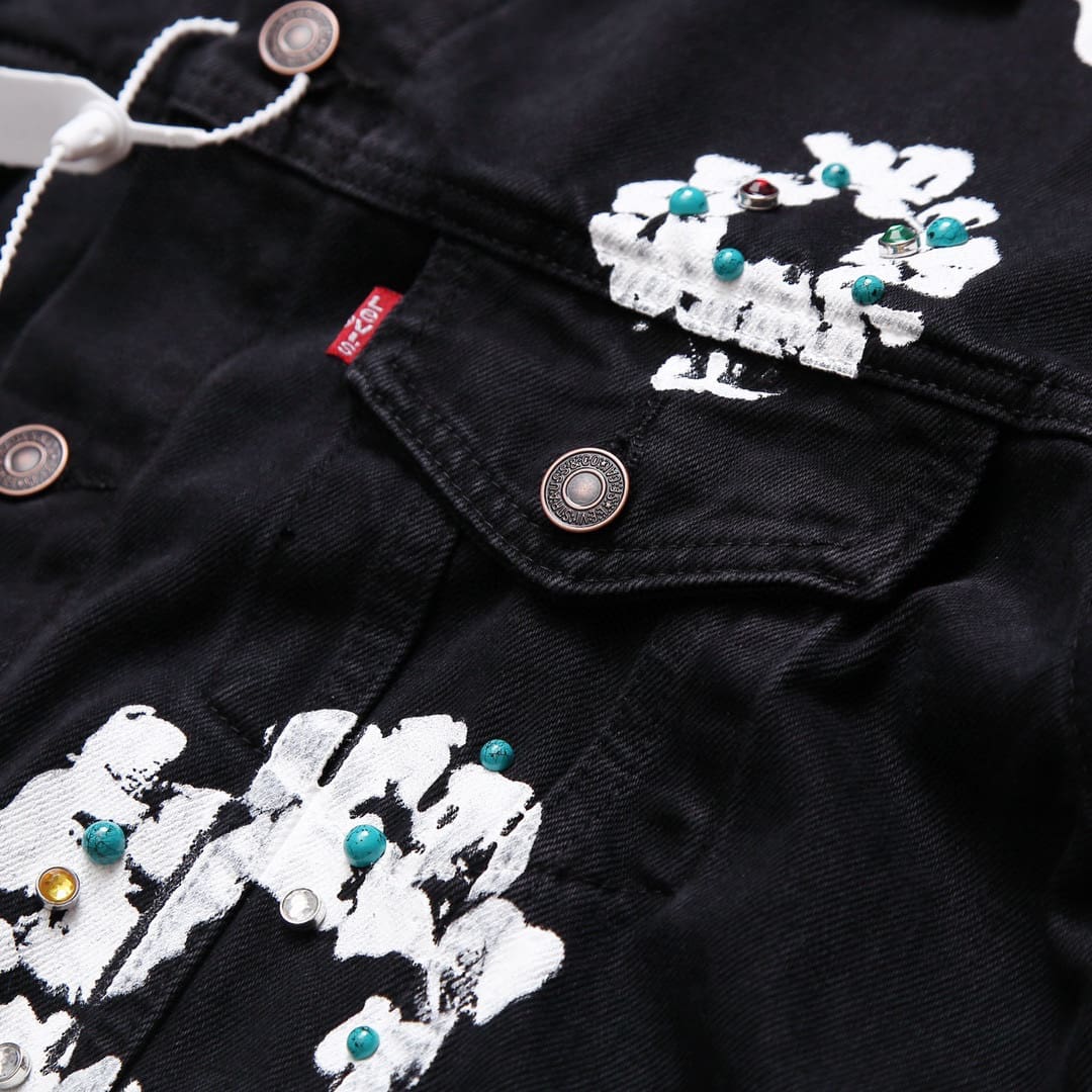 Denim Tears Kapok Inlaid Gemstone Jacket