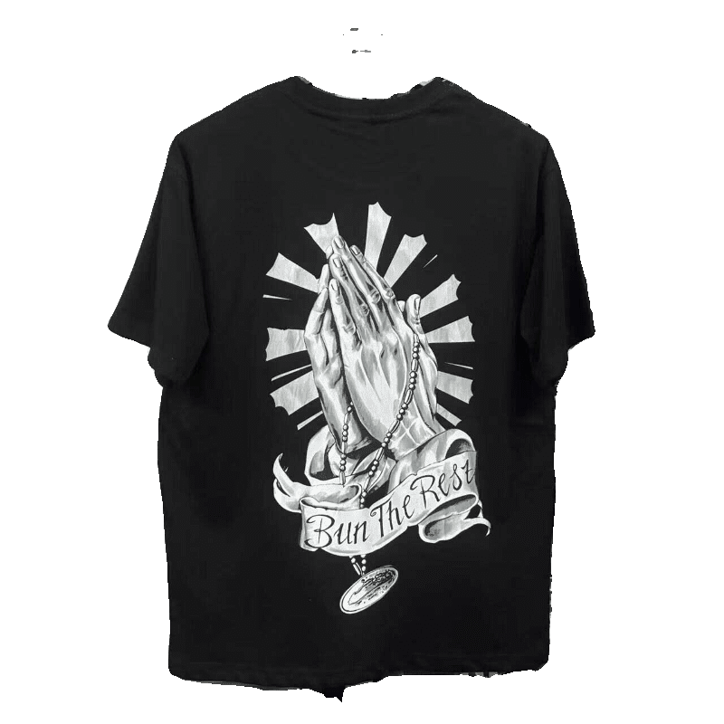 Corteiz Street Hip-Hop Print Retro Casual Loose T-Shirt for Men and Women