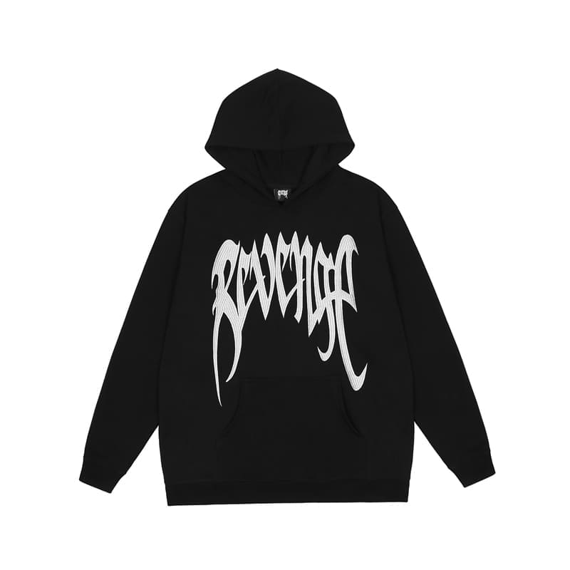 Revenge Embroidered Keel Smoke Hoodie