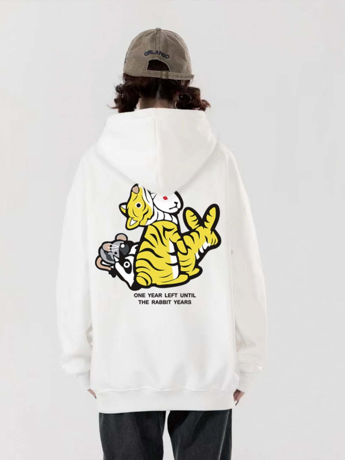 Fr2 Autumn Winter Printed Hooded Sweater