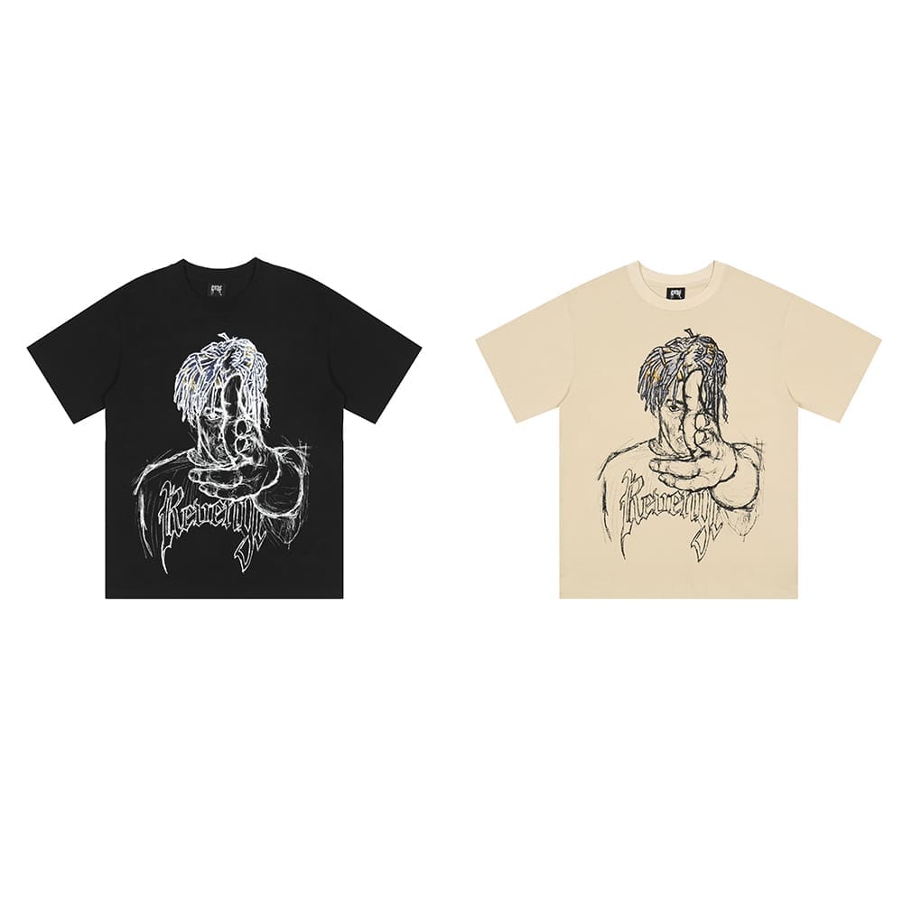Revenge Xxx Sketch Character T-Shirt