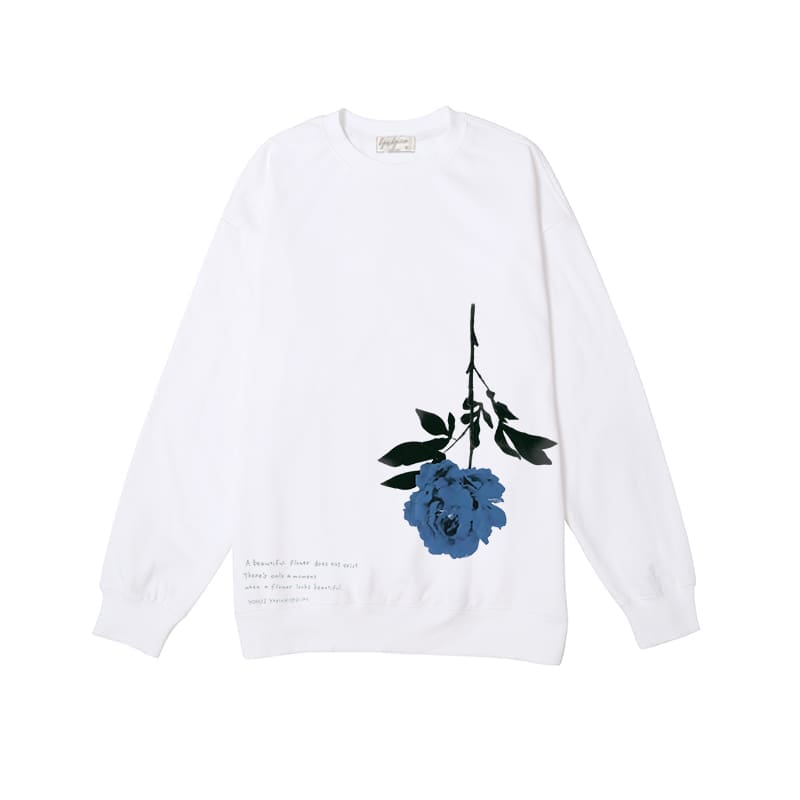 Yohji Yamamoto Rose Flower Sweatshirt