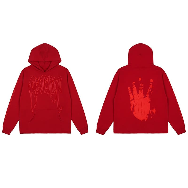 Revenge Keel Smoke Skull Hoodie