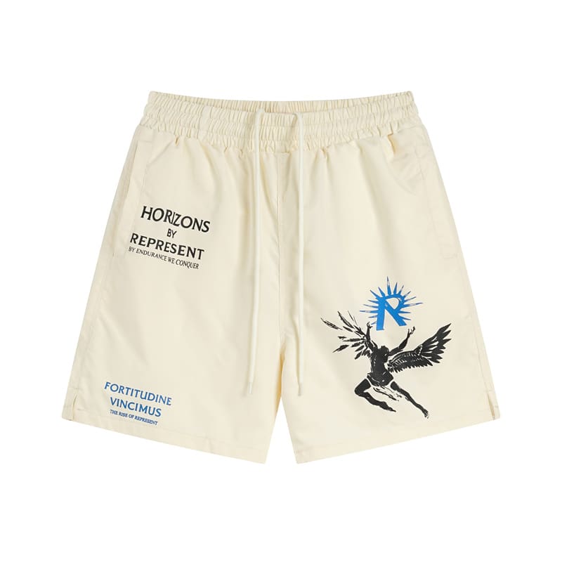 Represent Sun Wing Figure Print High Street Casual Shorts Set