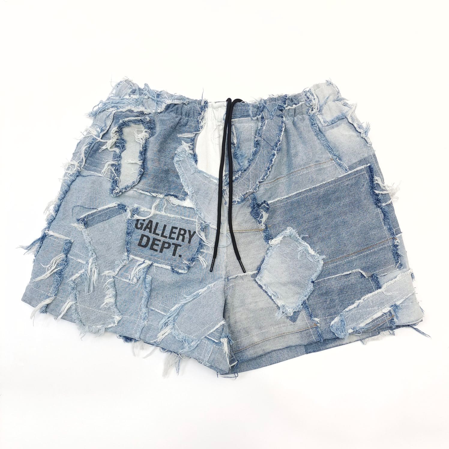 Gallery Dept Patchwork Denim Zuma Shorts Distressed Patch Shorts