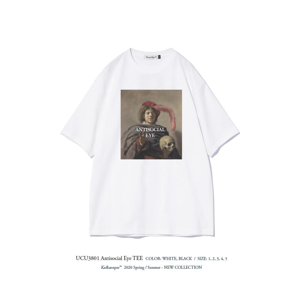 Undercover Hand Skull Oil Painting King Retro T-Shirt for Men and Women