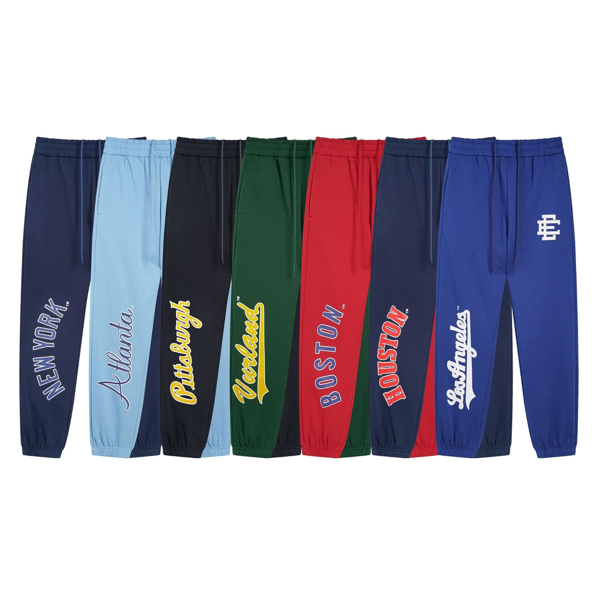 Eric Emanuel Loose Sports and Leisure Ankle Banded Pants for Men and Women