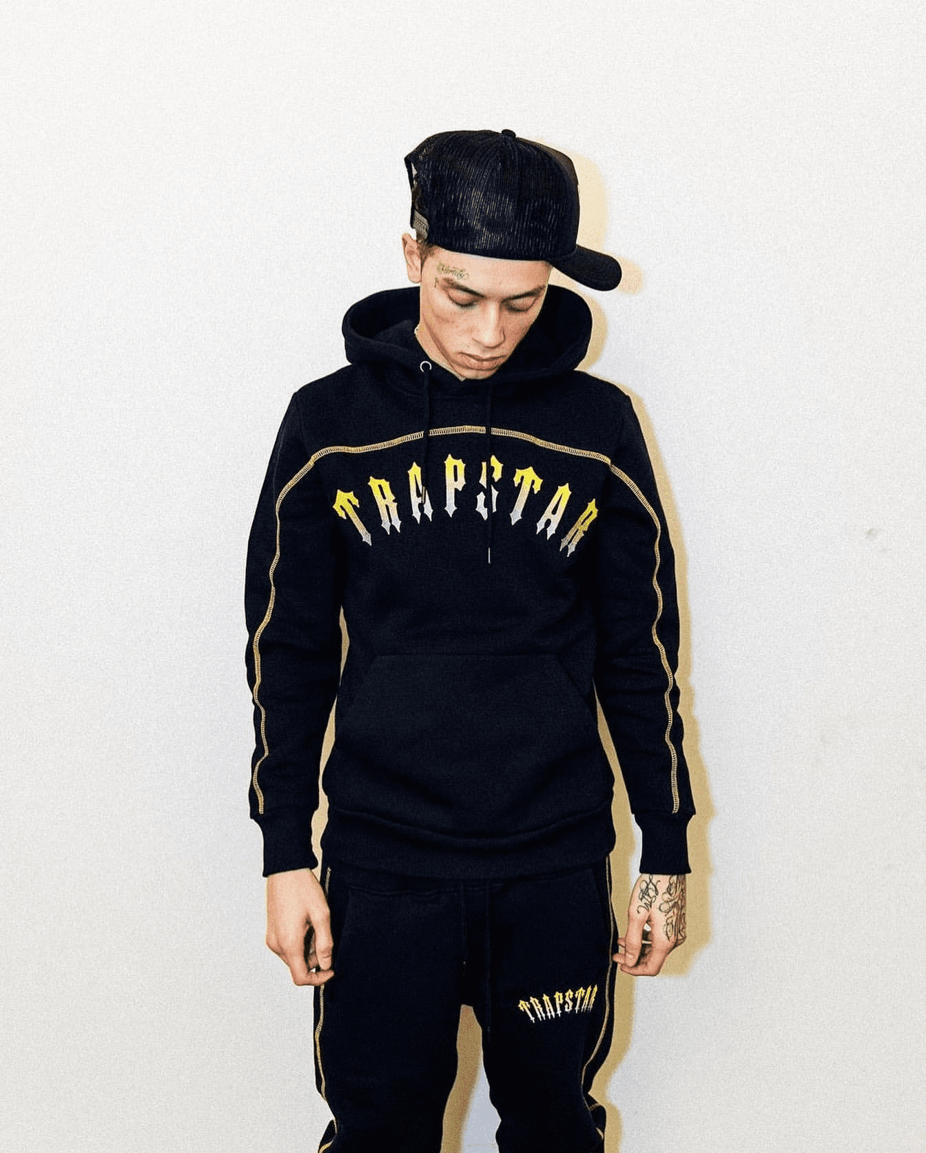 Trapstar Gradient Logo Fleece-Lined Sweatsuit