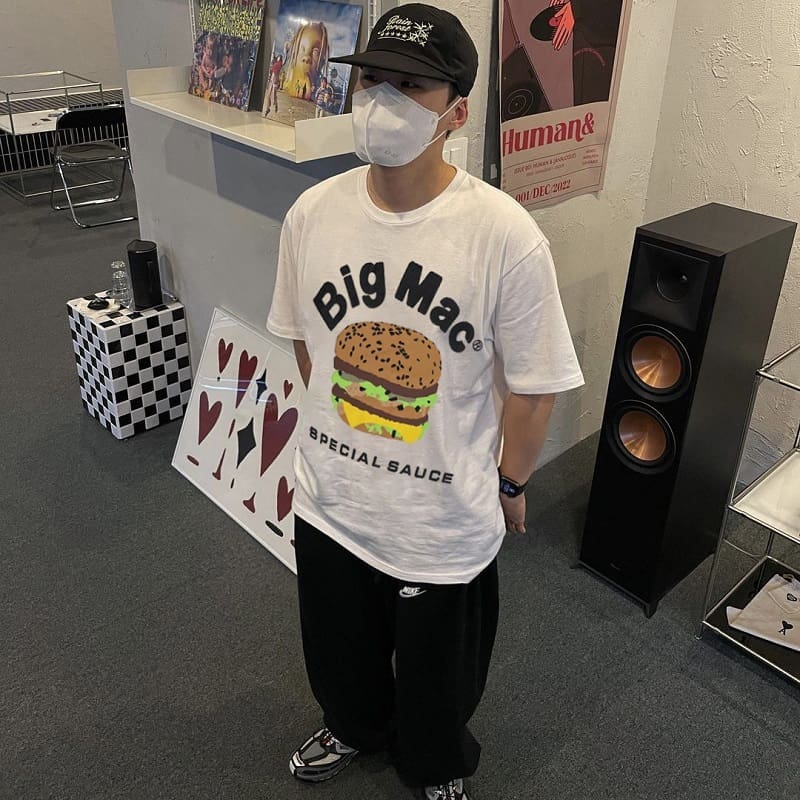 Cpfm Live Kanye Big Talker Hamburger Tee