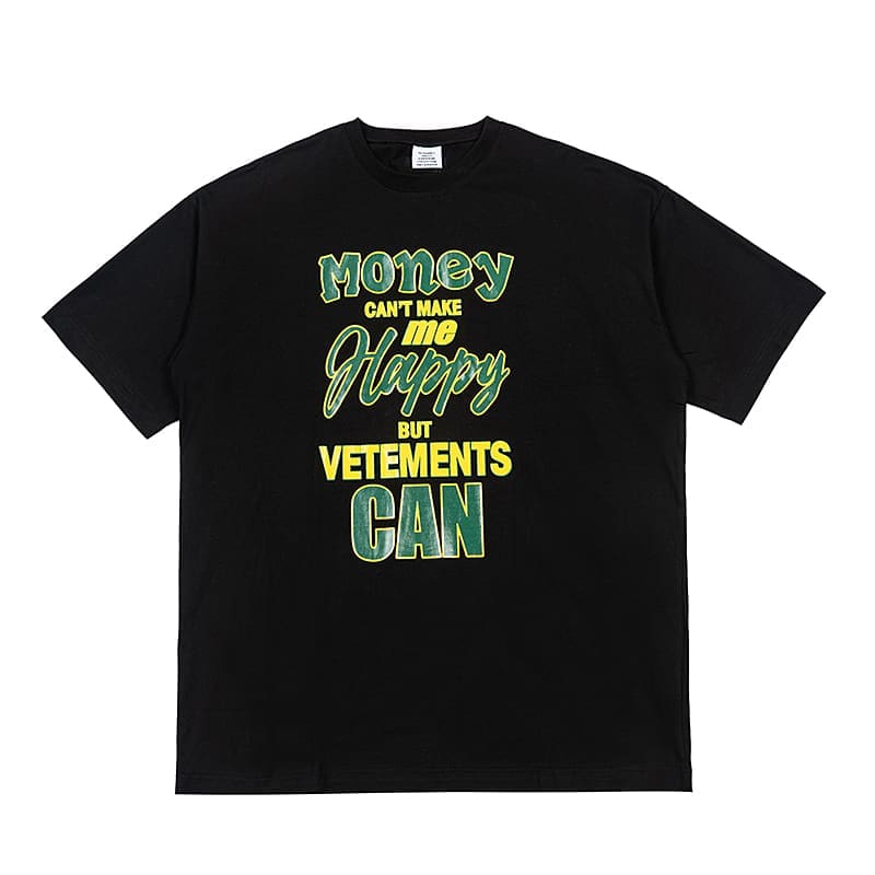 Vetements Letter Print Oversized Tee