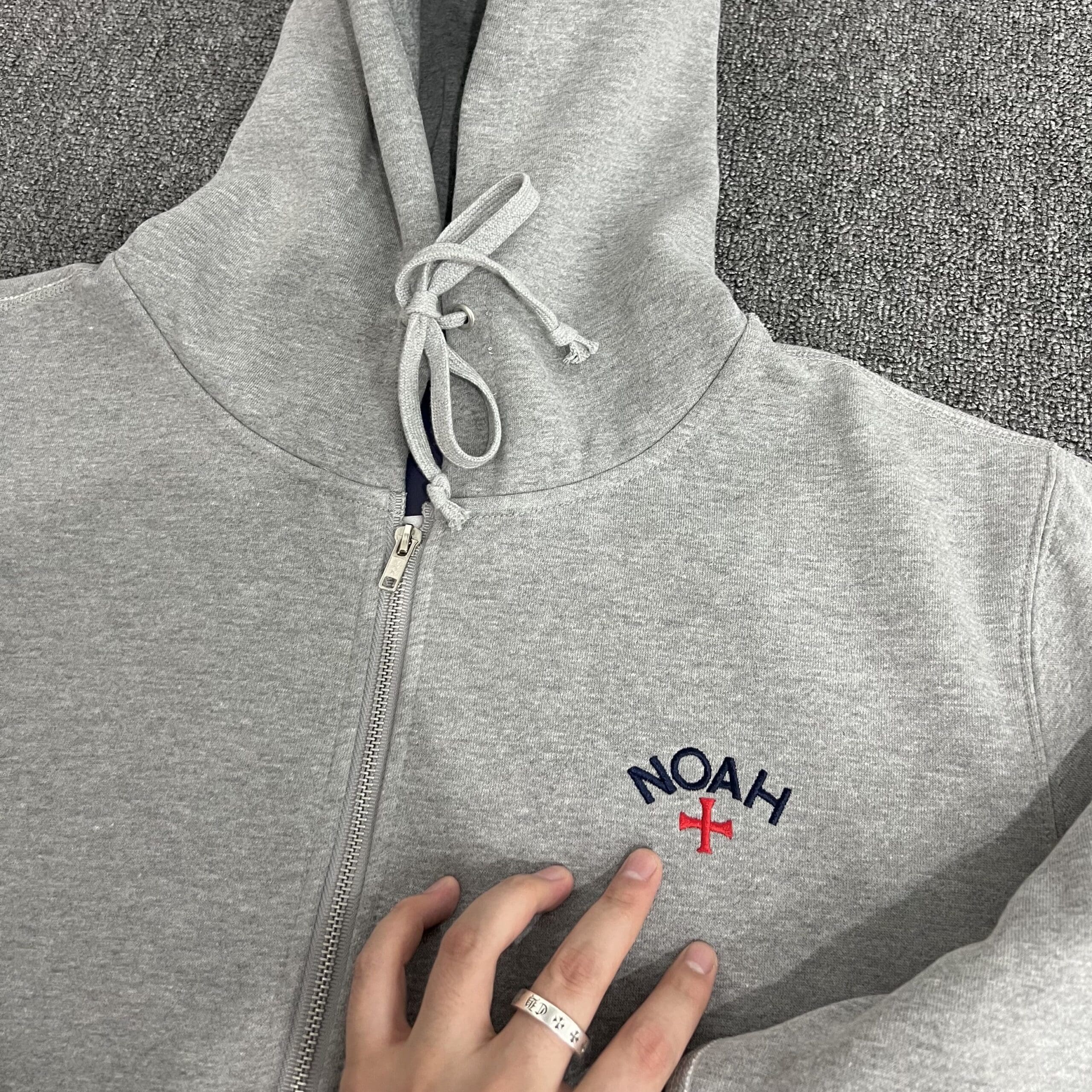 Noah Nyc Core Gray Hoodie
