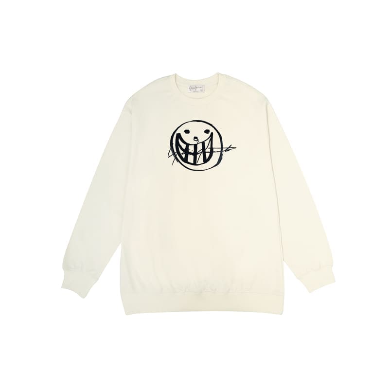 yohji yamamoto sketch smiley F**e hoodie
