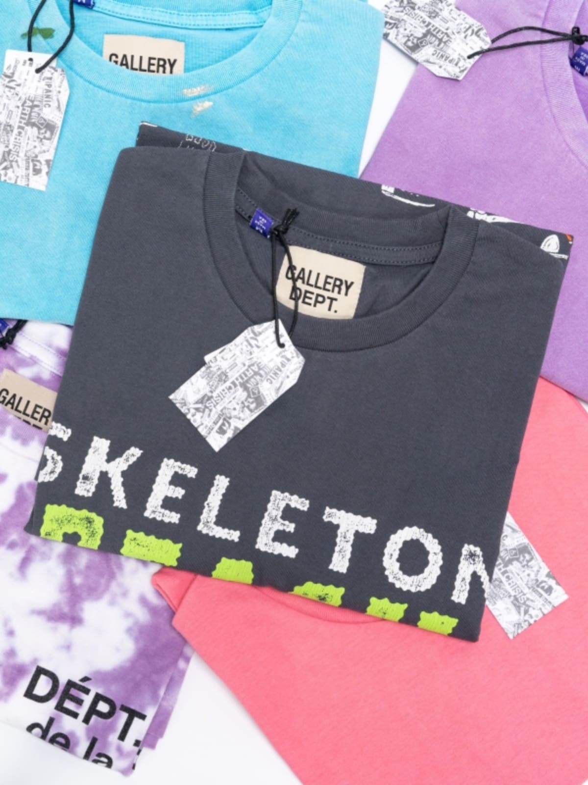 Gallery Dept Splash Ink Pocket T-Shirt