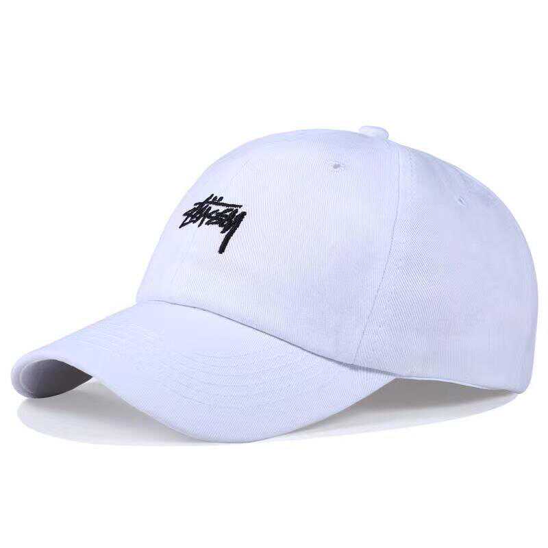 Stussy Embroidered Soft Top Baseball Cap for Men and Women