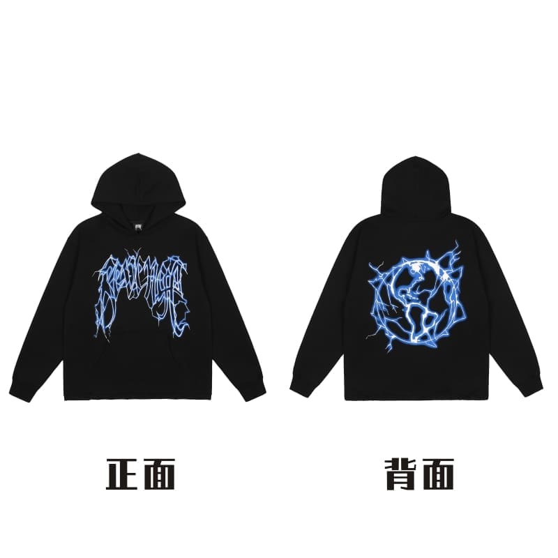 Revenge Embroidered Keel Smoke Hoodie