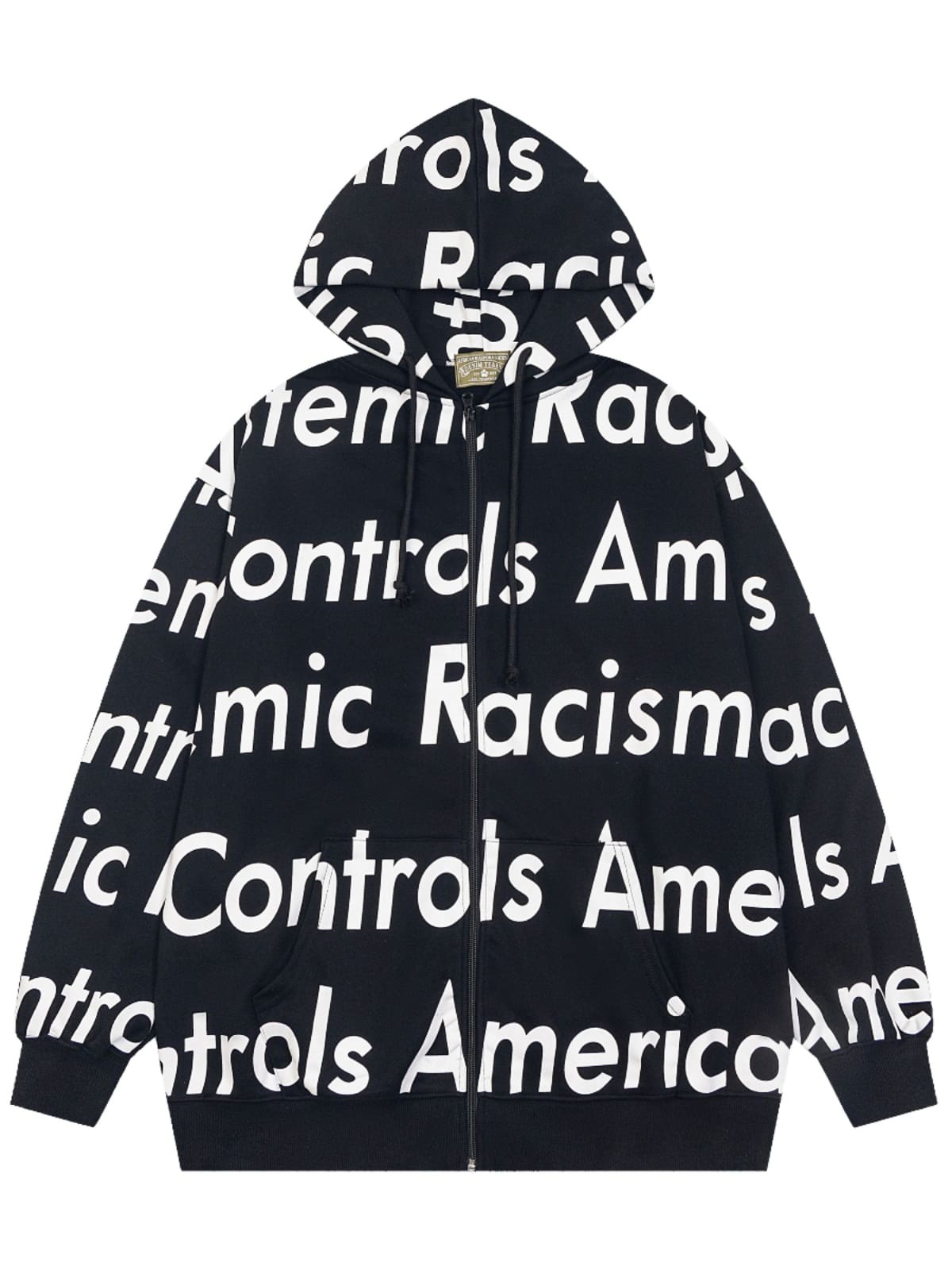 Denim Teares Full Printed Cardigan