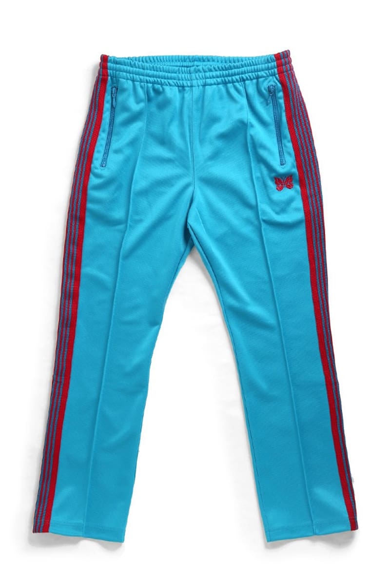 Needles Butterfly Embroidery Side Stripe Pants (Style 3)