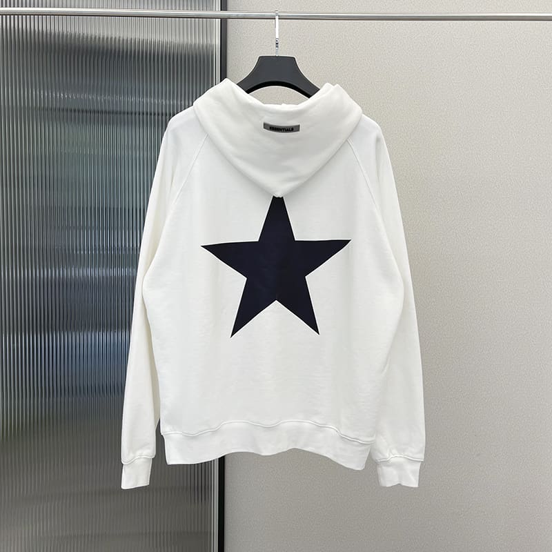Fog Essentials Five-Pointed Star Zipper Sweater