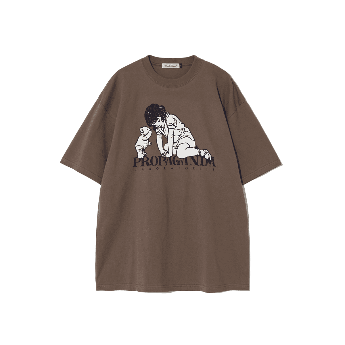 Undercover Retro Washed Loose Print T-Shirt for Men and Women