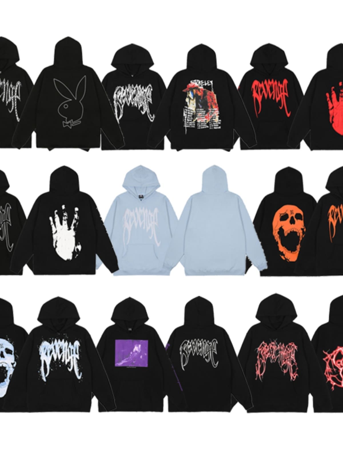 Revenge FOG High Street Skull Hoodie