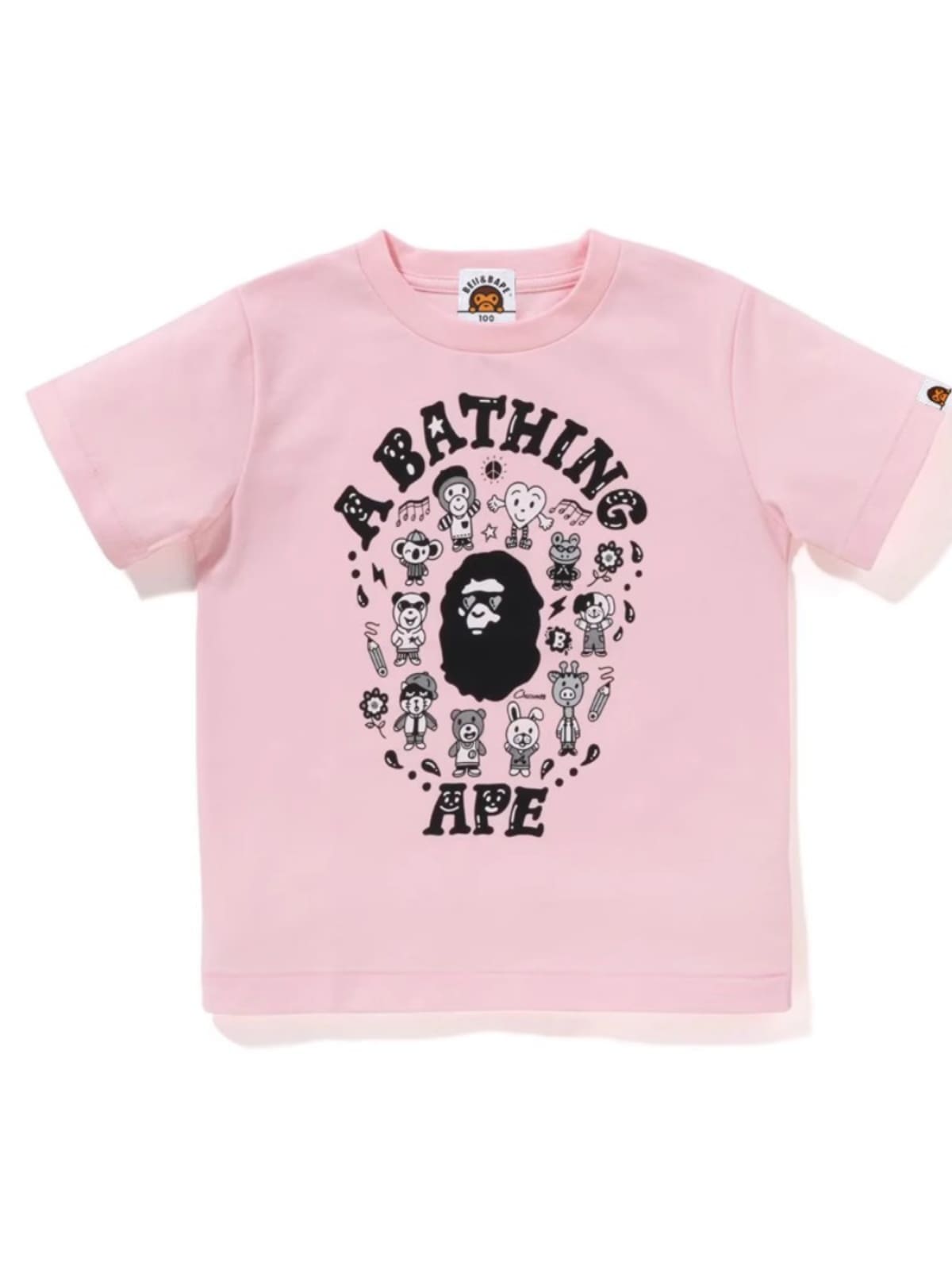 Bape Children’S Letter Print T-Shirt